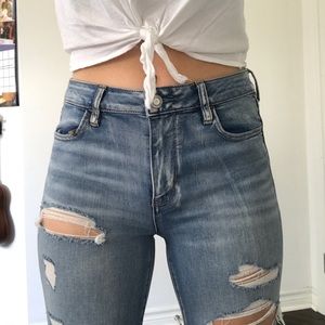 AE Ripped Hi-Rise Jegging